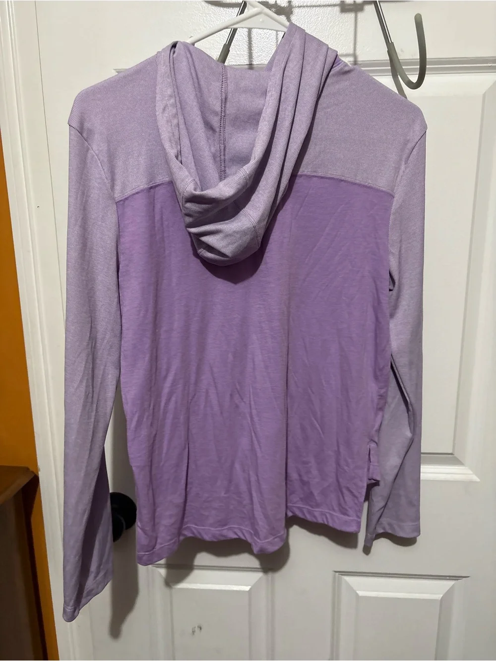 Nike Lavender Hooded Long-Sleeve Top and Nike Yoga Pants